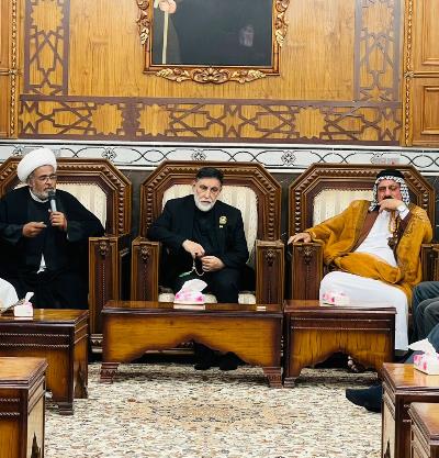 دیدار سرپرست سرکنسولگری با عشایر ساکن در منطقه حیدریه استان کربلای معلی