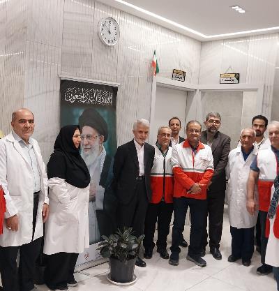 بازدید سرکنسول جمهوری اسلامی ایران در کربلای معلی از بیمارستان هلال احمر